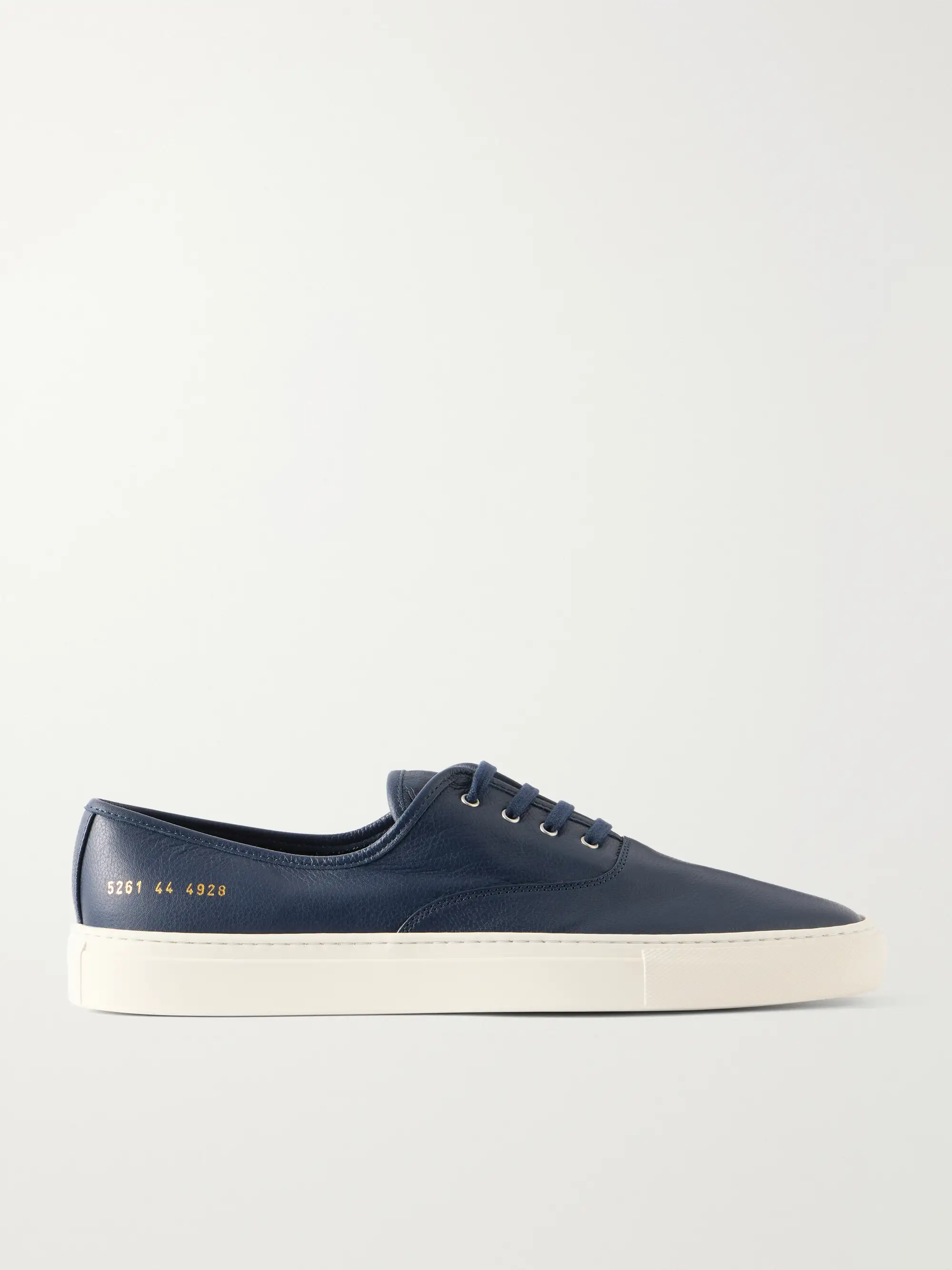Common Projects, Deck Full-Grained Leather Sneakers
