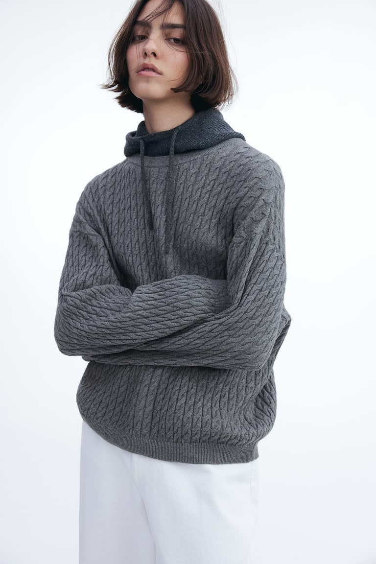 Cable-Knit Cashmere-Blend Jumper
