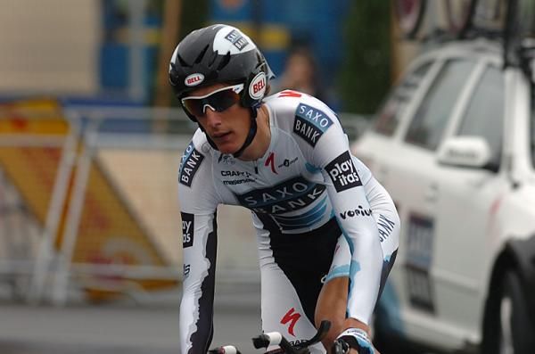 Andy Schleck (Saxo Bank) lost two minutes to Cancellara.