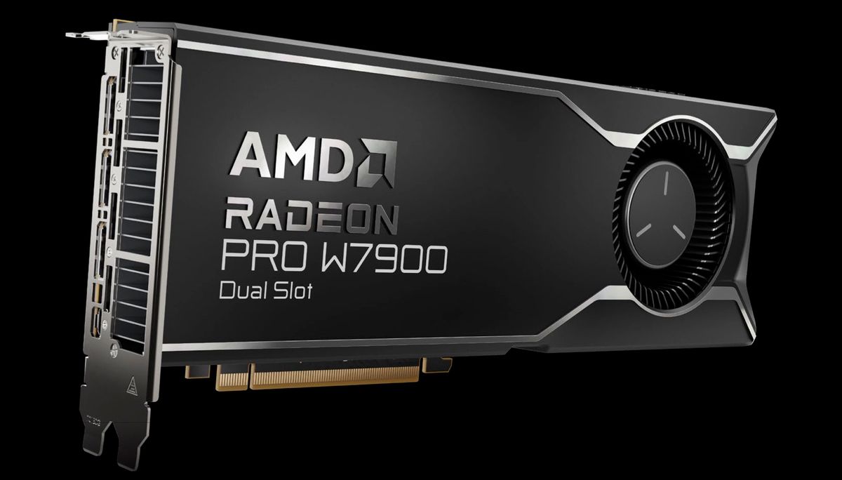 AMD RDNA 3 professional GPUs with 48GB can beat Nvidia 24GB cards in AI — putting the 'Large' in LLM