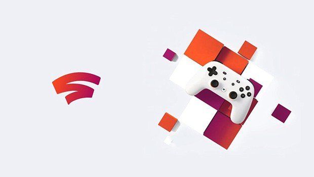 Stadia Controller with Stadia logo art