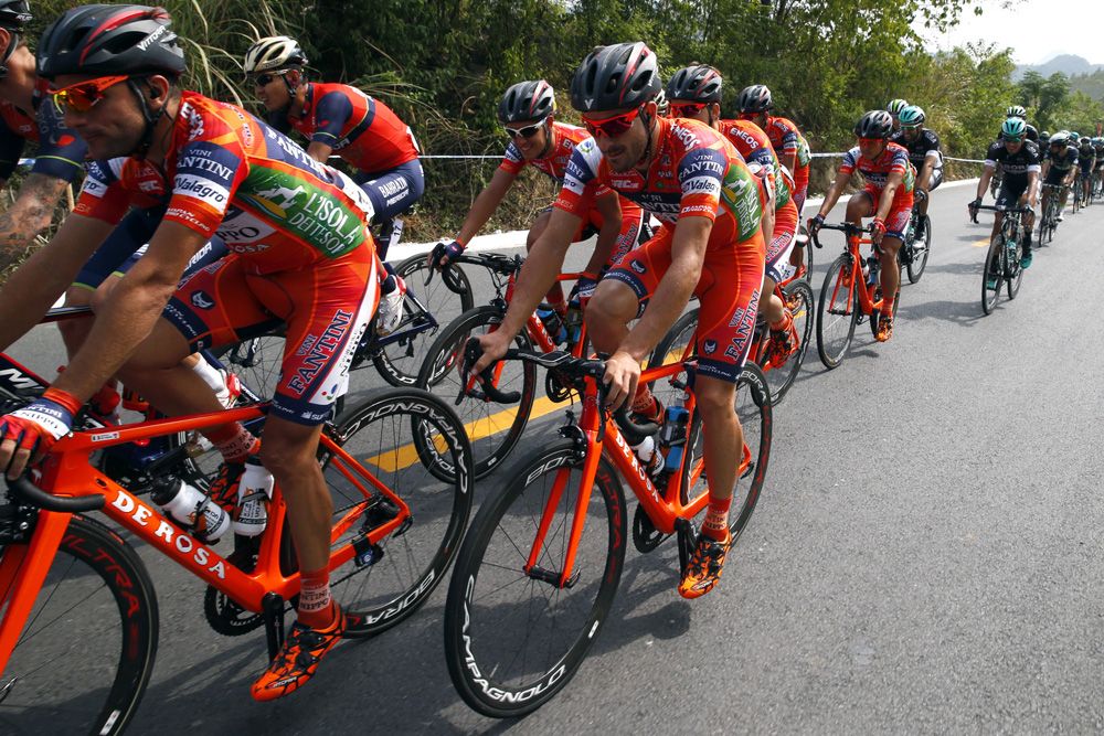The Nippo - Vini Fantini team is riding the WorldTour Tour of Guangxi race