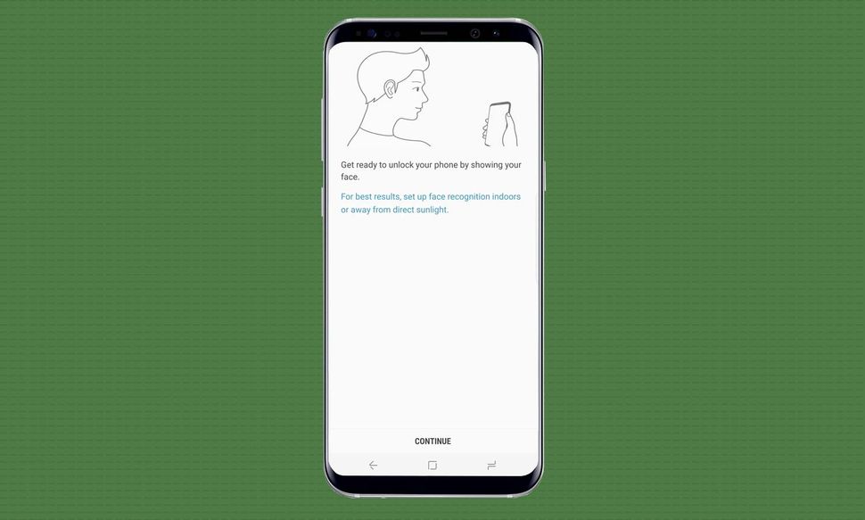 How to Set up Face Recognition on the Galaxy S8 Samsung Galaxy S8