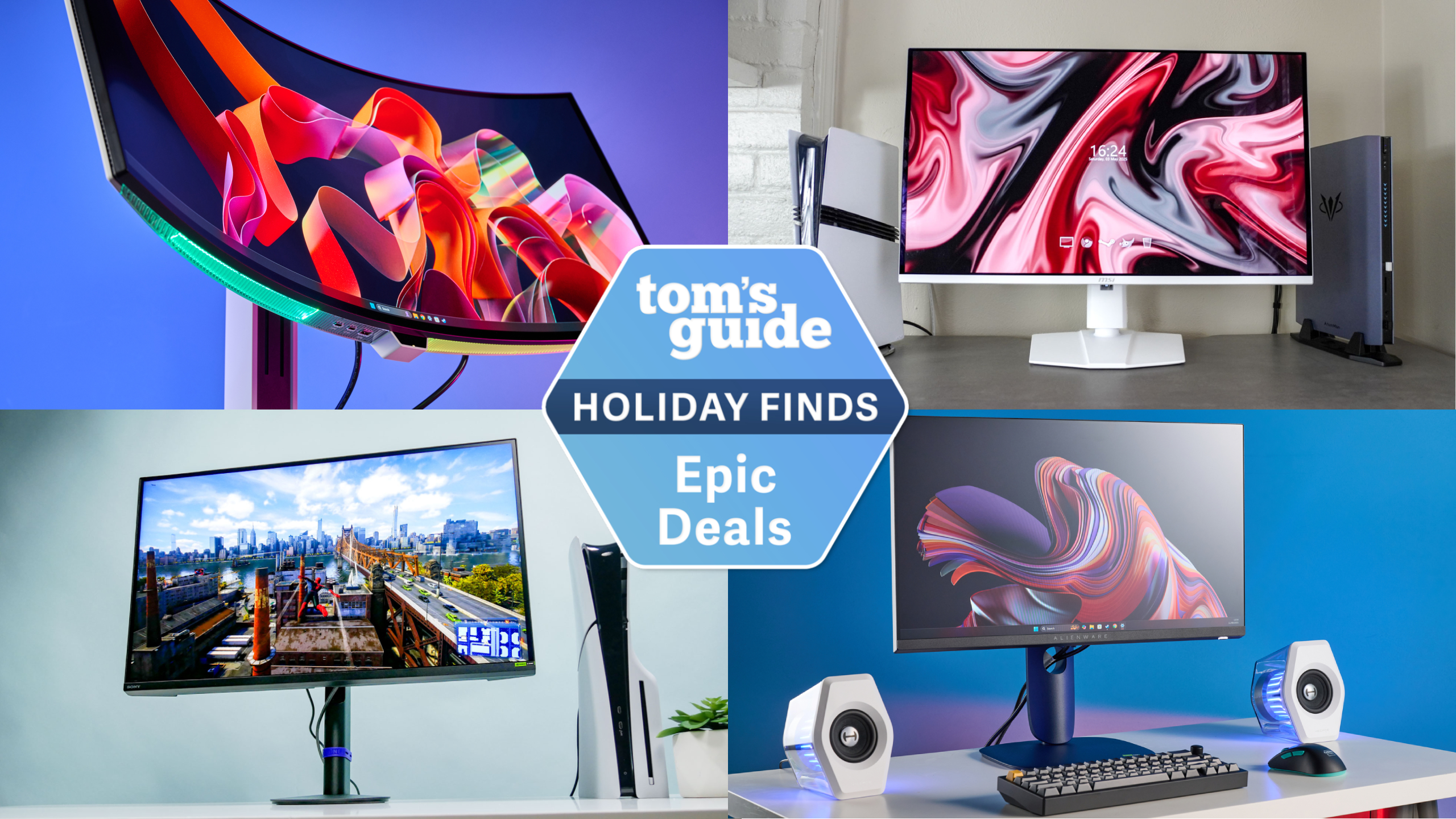 Monitor deals collage