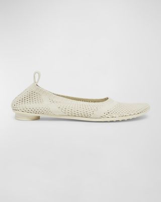 Atomic Knit Ballerina Flats