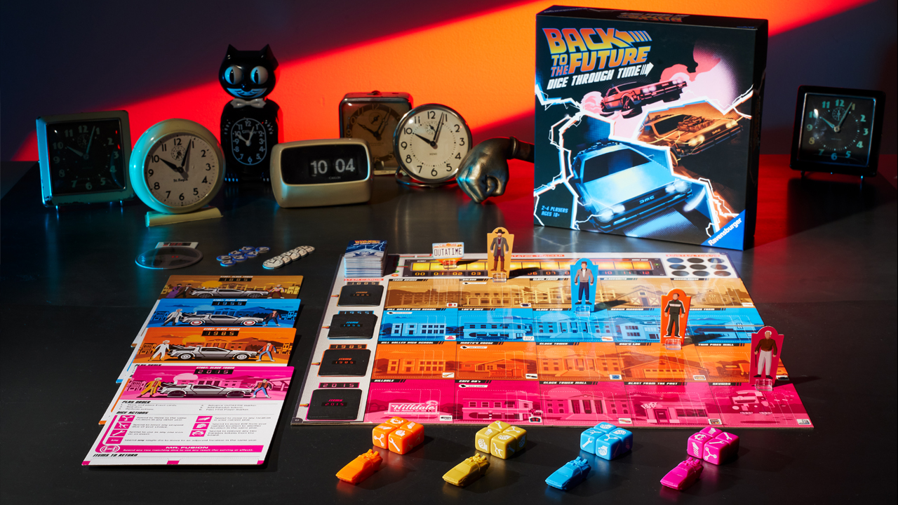 Dice Through Time Board Game Back to the Future New in 2020! 