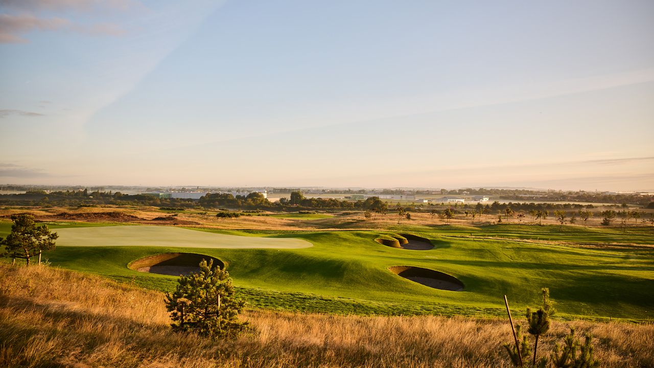 A general view of London&#039;s modern links golf course - The Inspiration Club