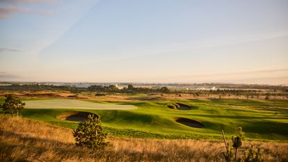 A general view of London's modern links golf course - The Inspiration Club