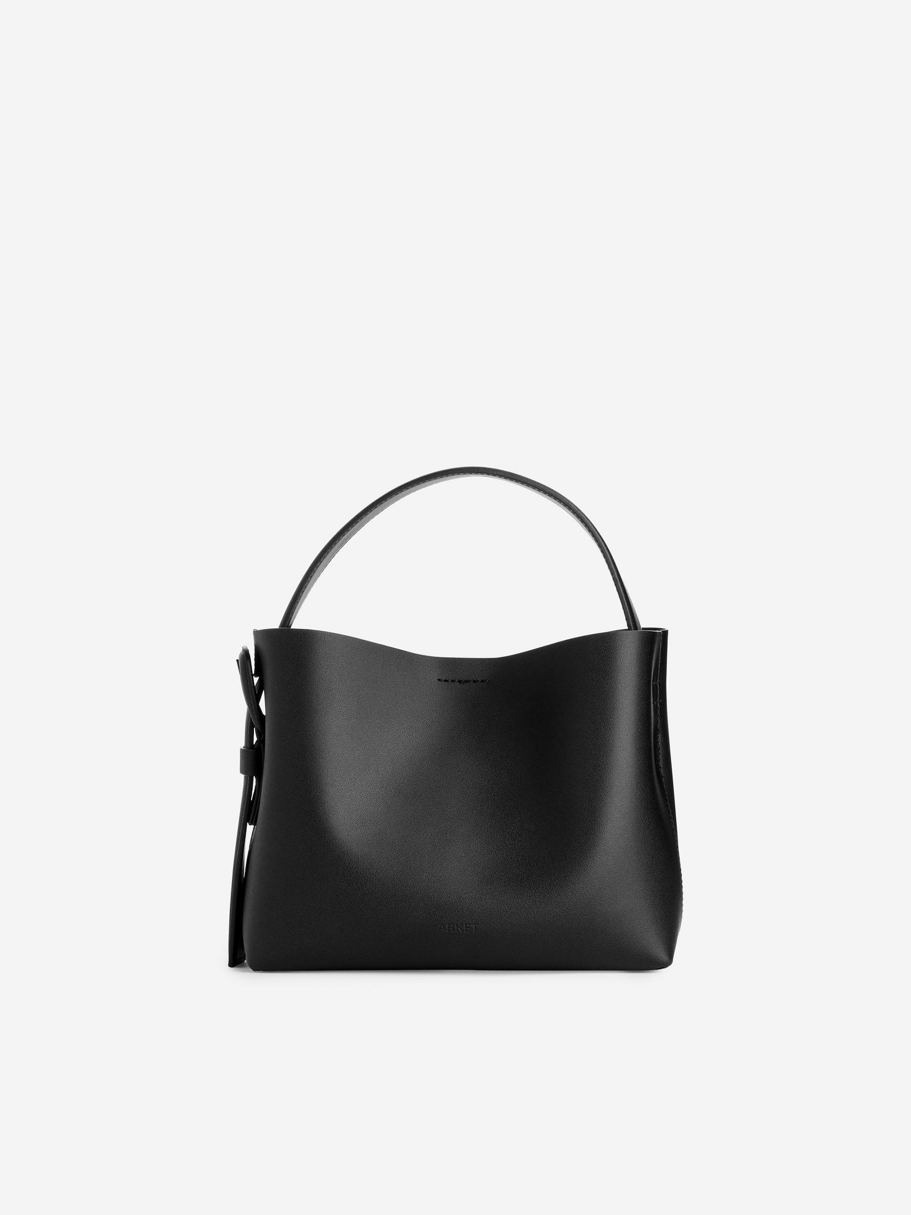 Leather Crossbody Bag 
 Black 
 Women 
 Arket Gb