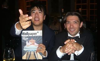 Lang Lang, holding his guest-edited October issue