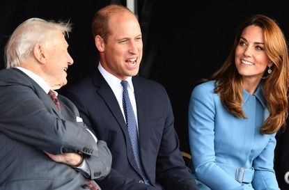 Sir David Attenborough, The Duke and Duchess of Cambridge