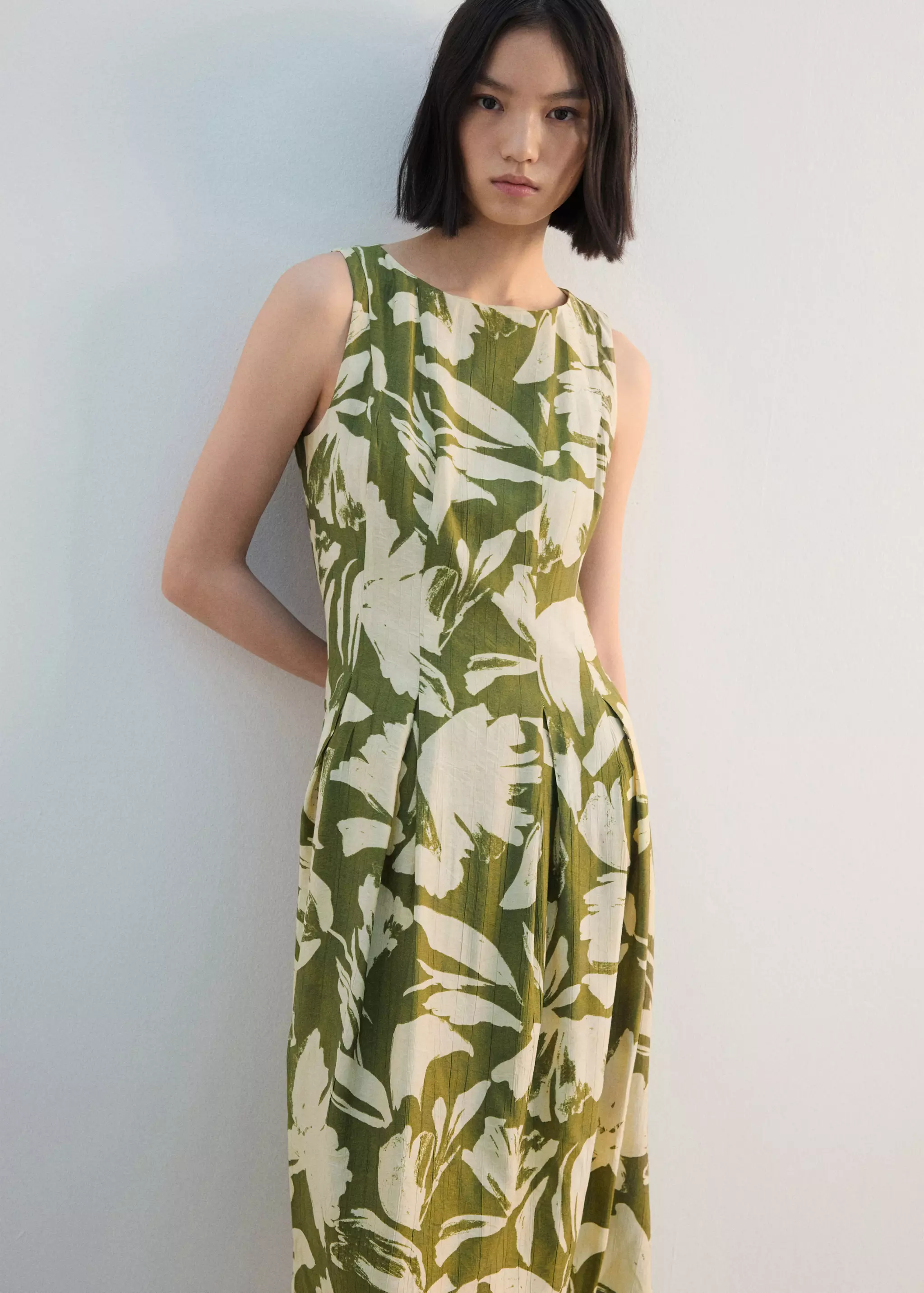 Floral-Print Flared Dress - Women | Mango United Kingdom