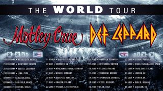 Motley Crue and Def Leppard tour poster