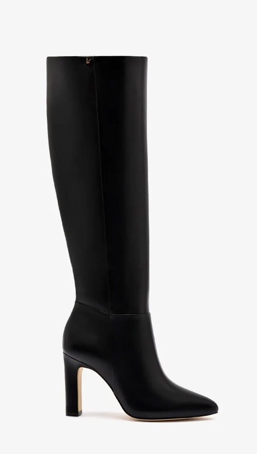 Larroud&amp;eacute;, Cindy Hi Boot in Black Leather
