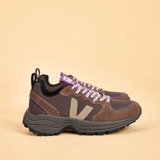 Veja X Reformation Venturi Sneakers in Walnut Still