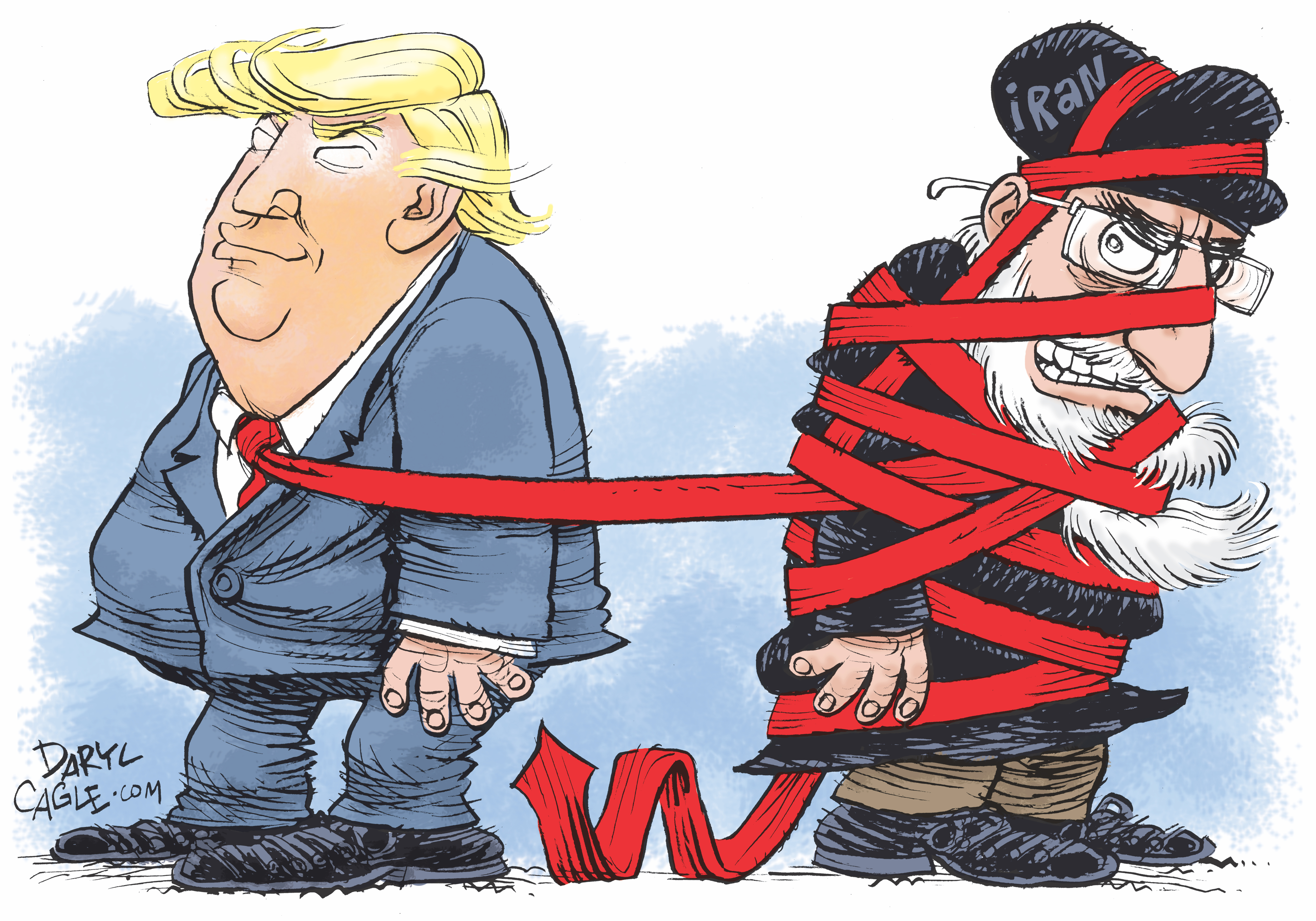 embargo political cartoon