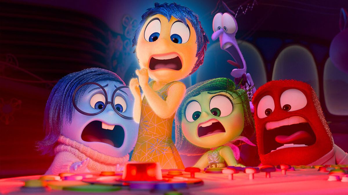 A still of the emotions in Disney&#039;s Inside Out 2