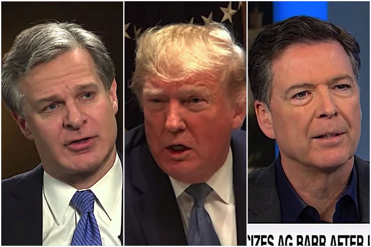 Christopher Wray, Trump, James Comey discuss DOJ watchdog report