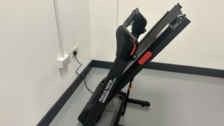 a photo of the Mobvoi Home Treadmill Incline folded up