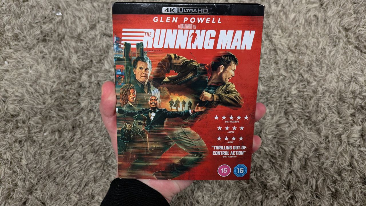 The Running Man (2025) 4K Blu-ray case