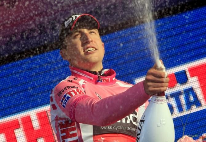 Taylor Phinney (BMC) wore the maglia rosa for the first three days