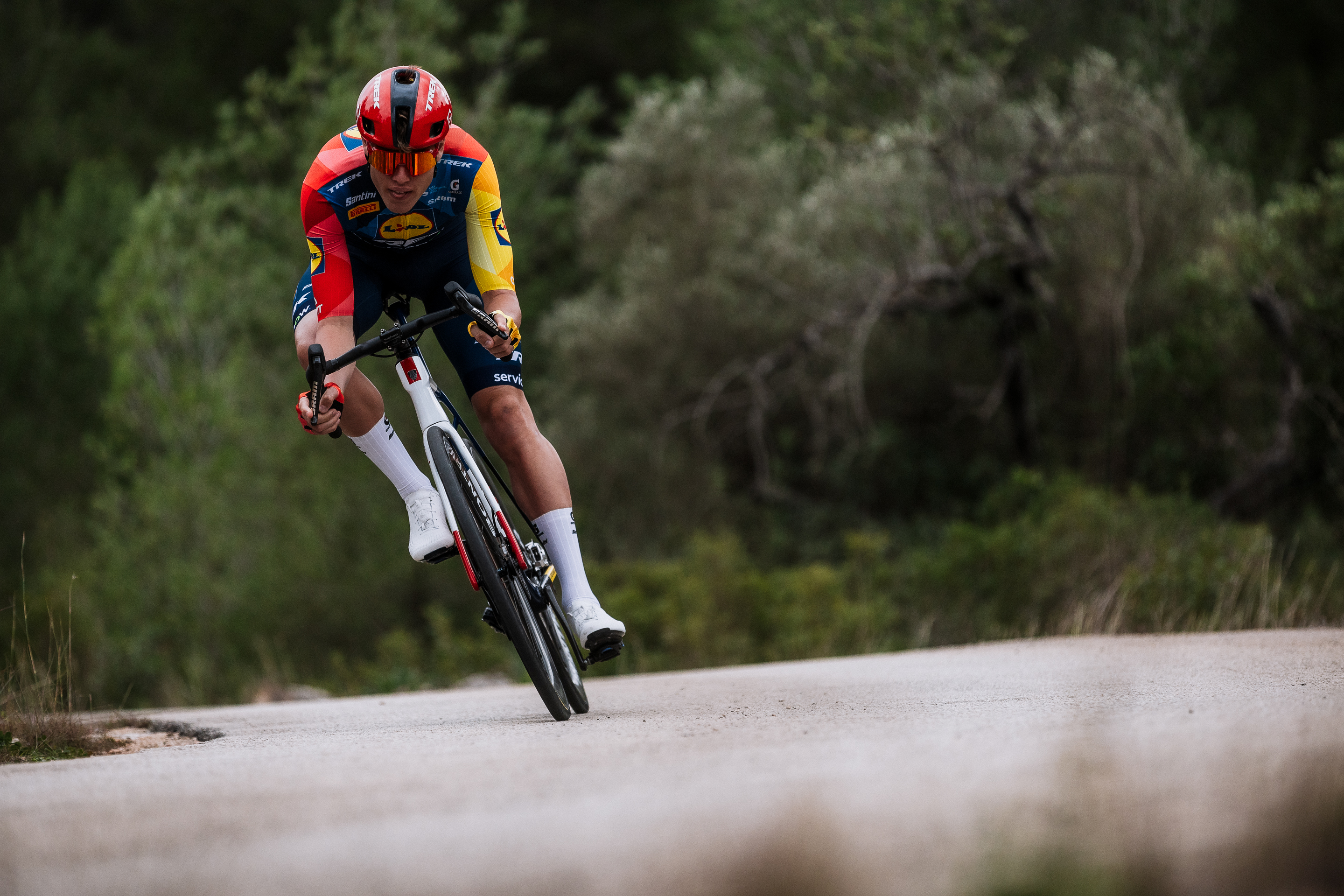 Seb Grindley in Lidl-Trek kit