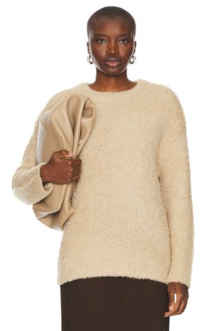 Oversized Long Sleeve Crew Sweater