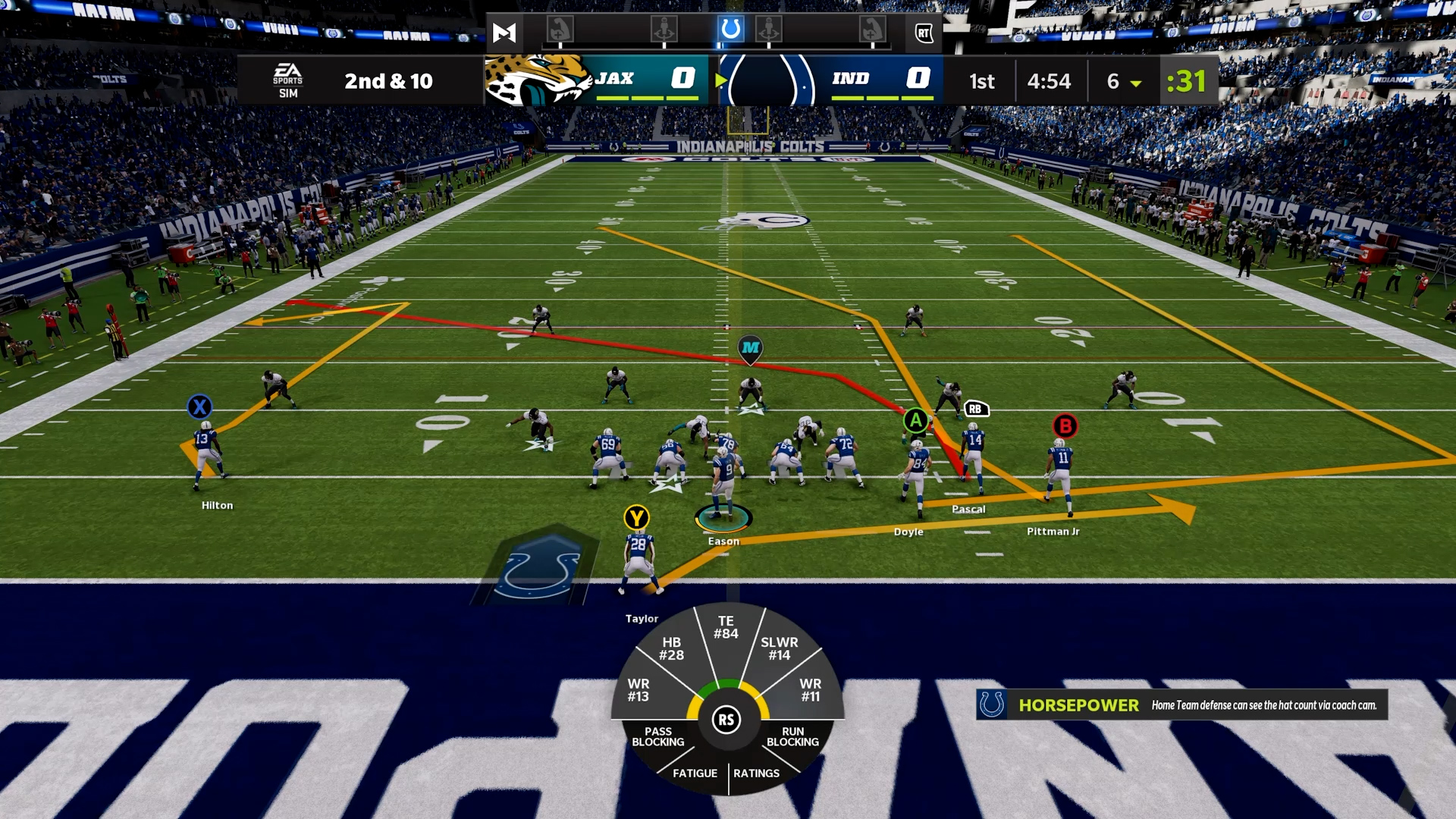 Madden NFL 22 Colts memainkan seni