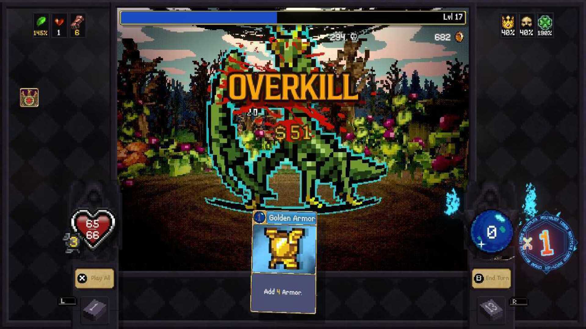 Vampire Crawlers screenshots taken on Nintendo Switch, showing card-based roguelite gameplay