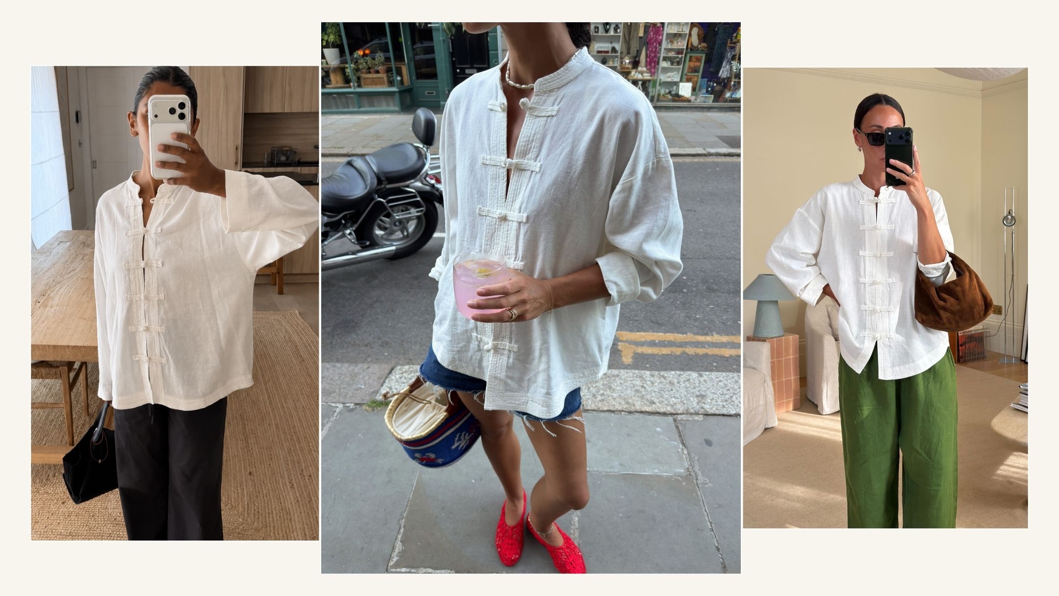 Zara linen shirt