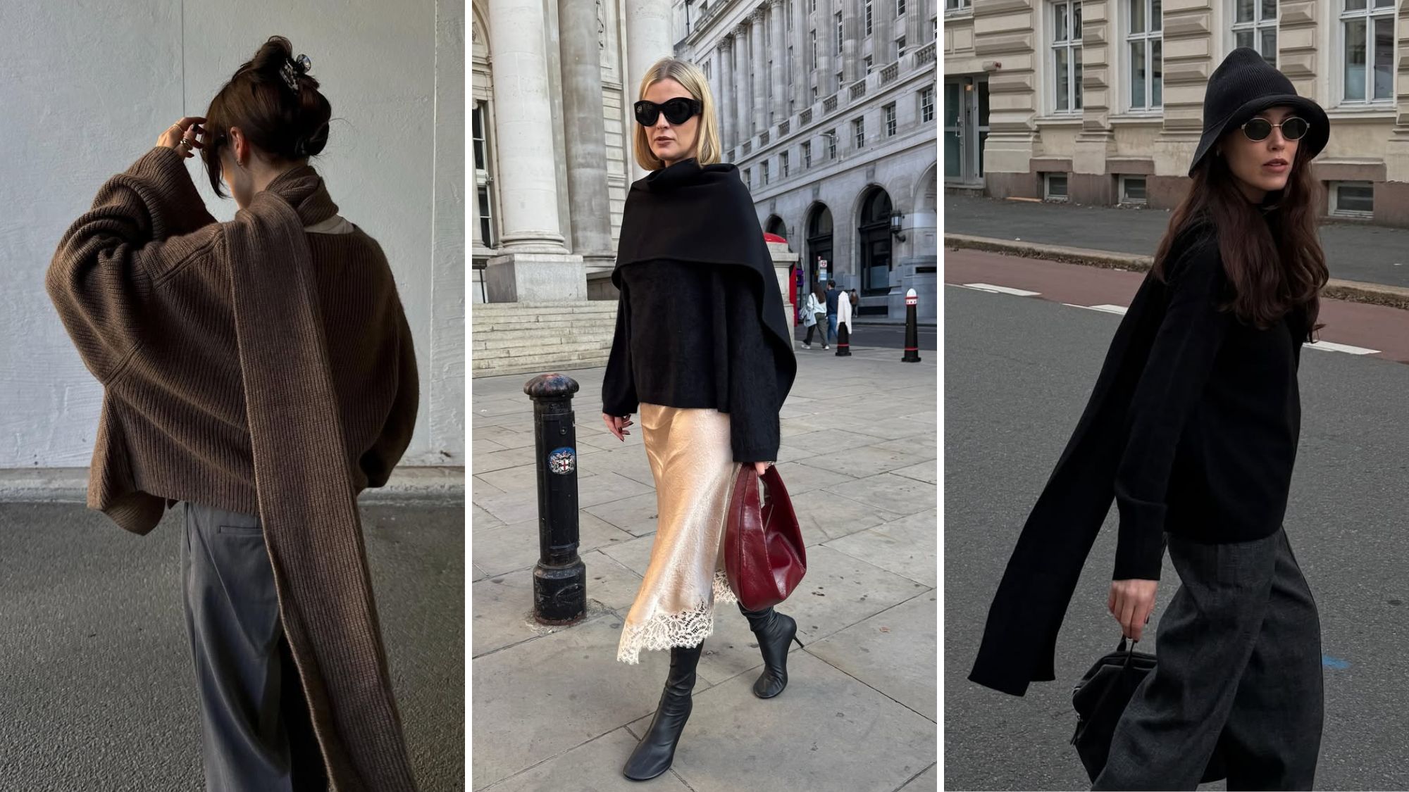 Best Scarf knits, jumpers, cardigans, scarfigans 