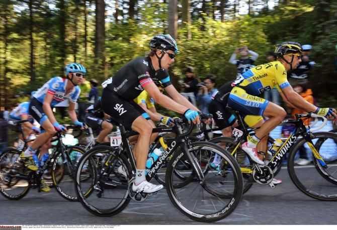 Boasson Hagen was well placed on the climb