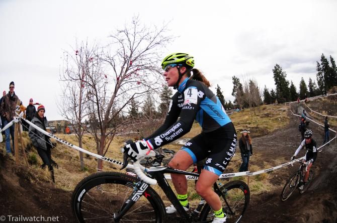 Caroline Mani (Raleigh Clement) pretty much owned third place the entire race