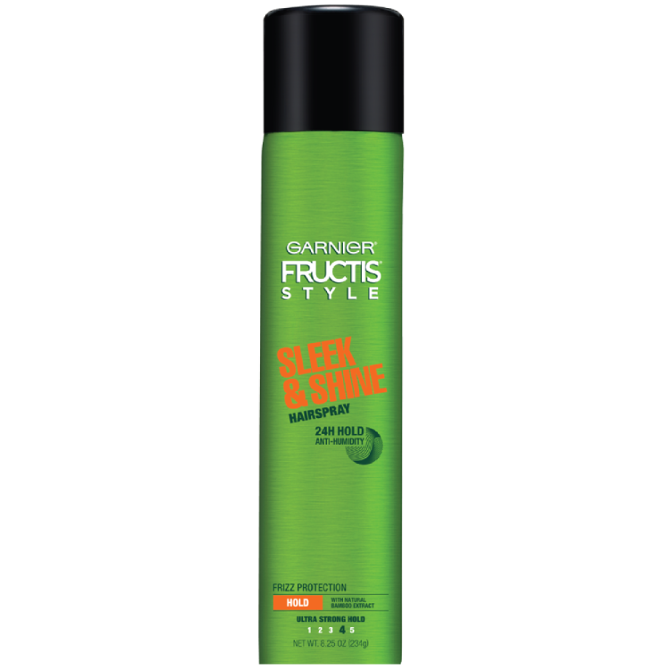 Garnier Fructis, Sleek 
Shine Anti-Humidity Aerosol Hairspray