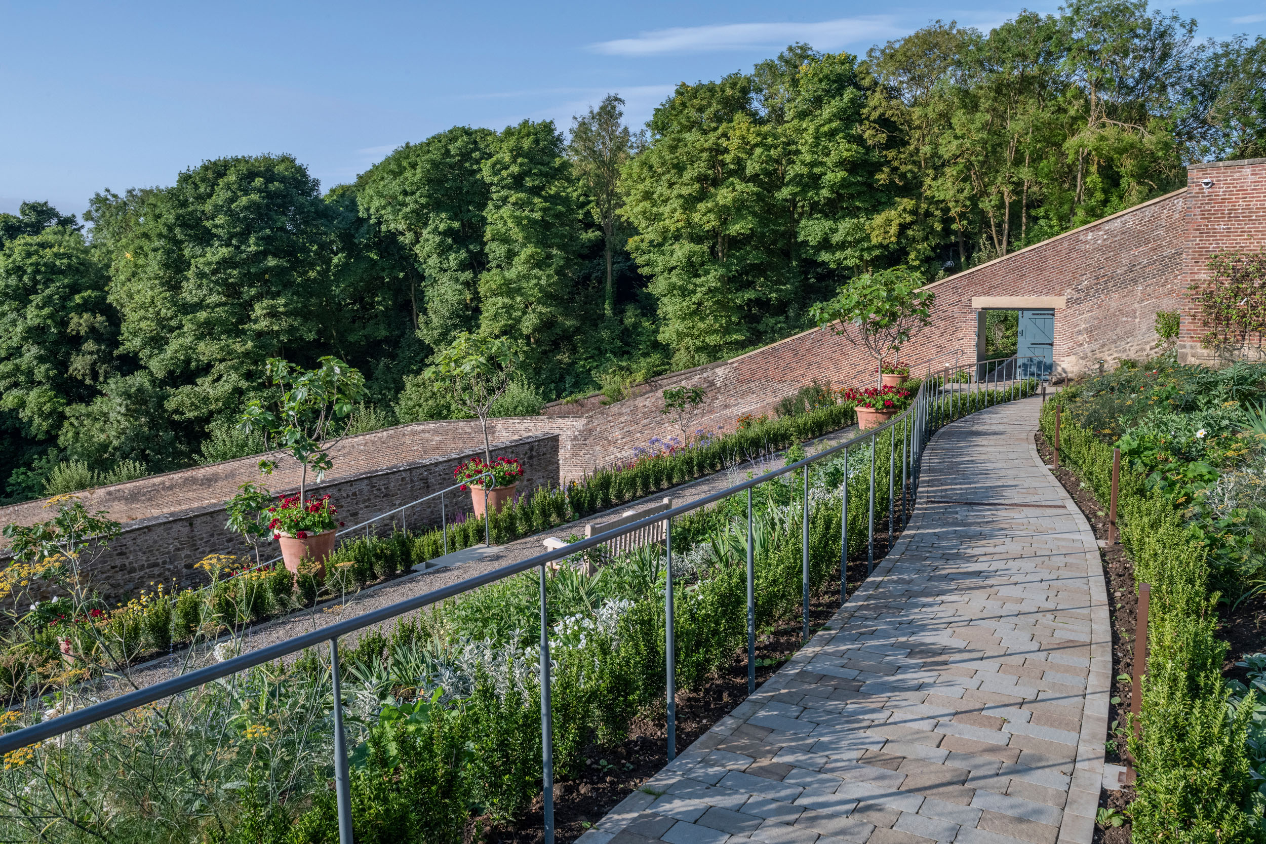 The gardens of the Palace of Bishop Auckland, Co Durham, as seen in Country Life in August 2026.