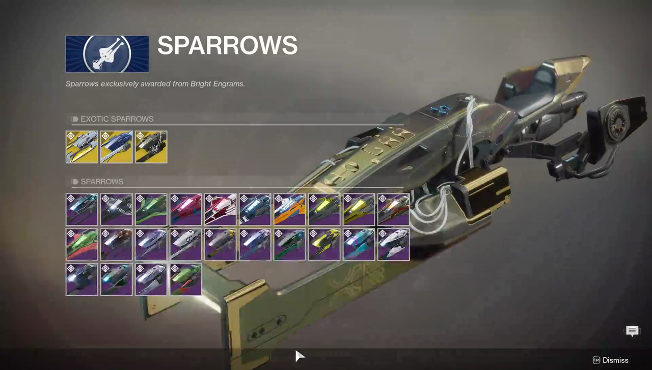 The remaining Legendary sparrows.