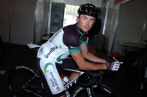 Australian road champion Simon Gerrans (GreenEdge)