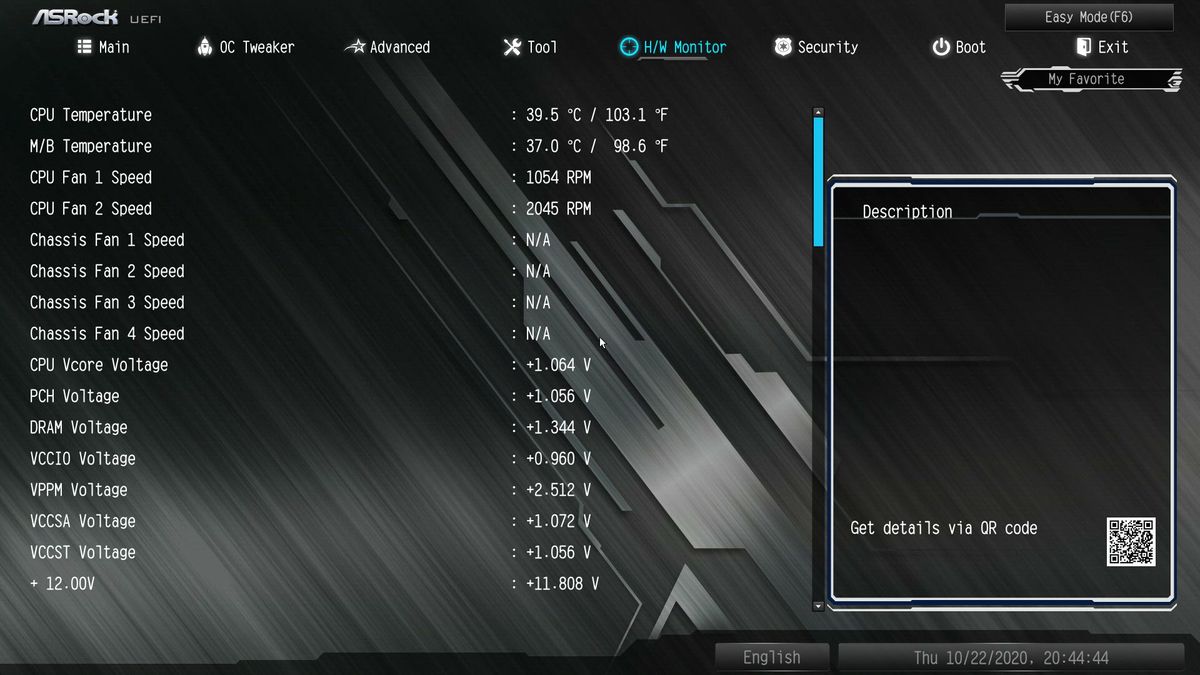 ASRock Z490M Pro4 BIOS
