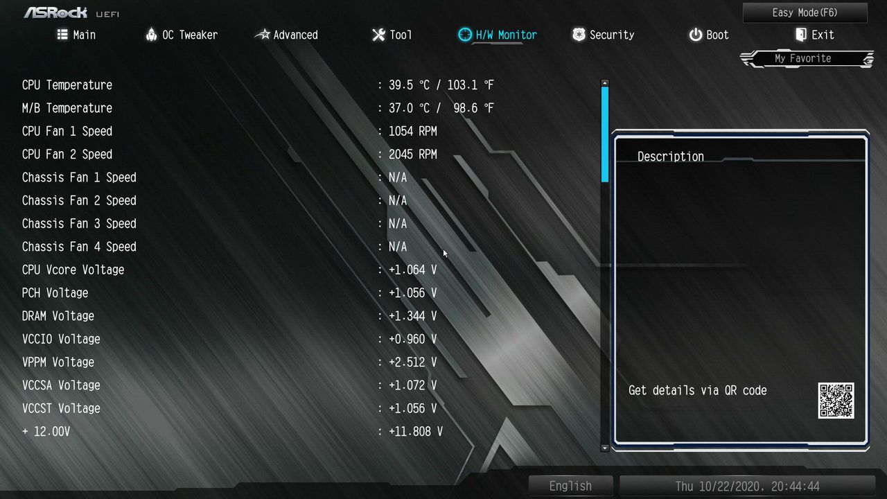 ASRock Z490M Pro4 BIOS
