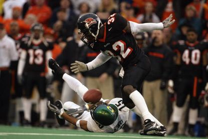 The Beavers and Ducks face off in 2003 in what was then called the 'Civil War.'