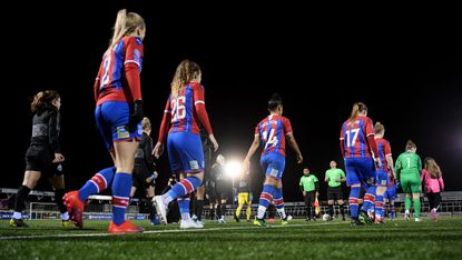 Crystal Palace and Brighton and Hove Albion played each other in the Women’s FA Cup 