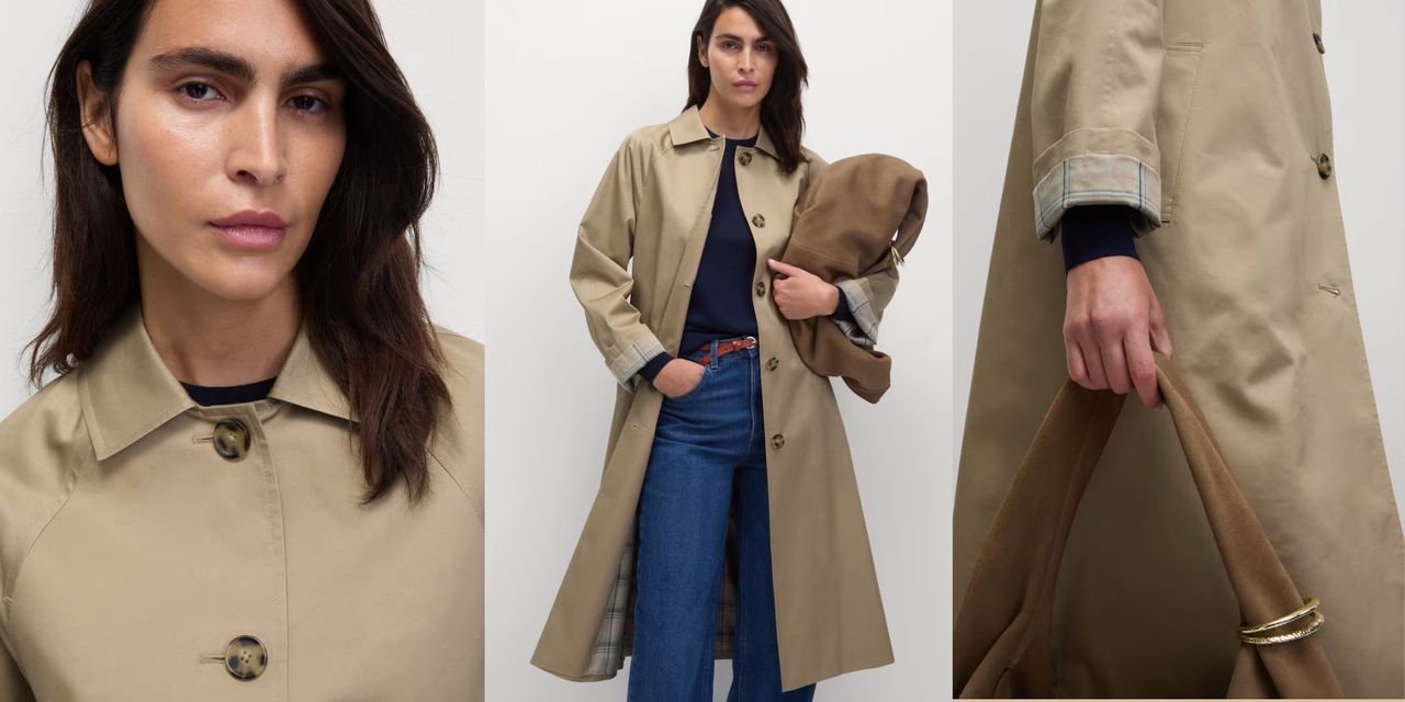 Image of M&amp;S trench coat