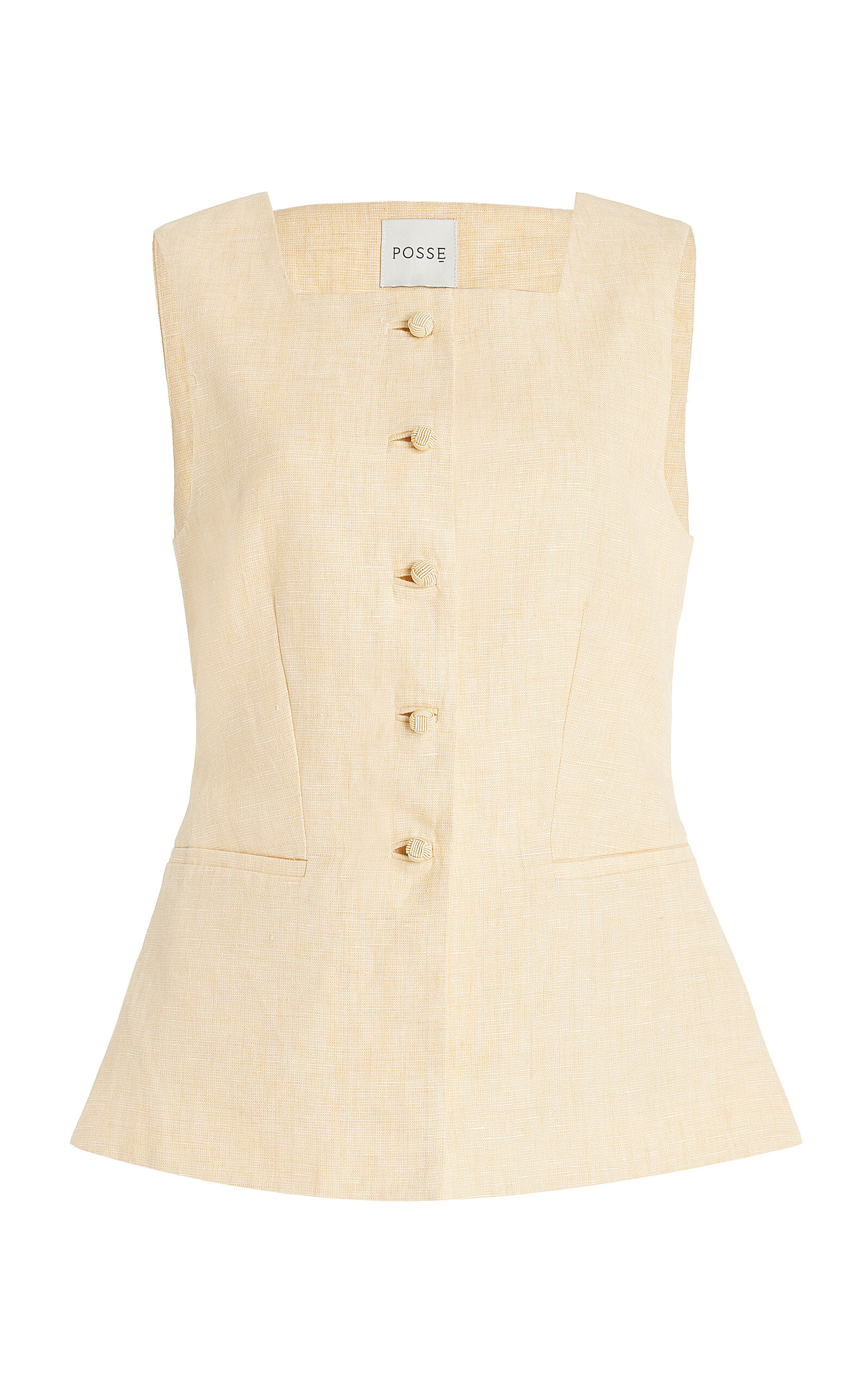 Rio Tailored Linen Vest