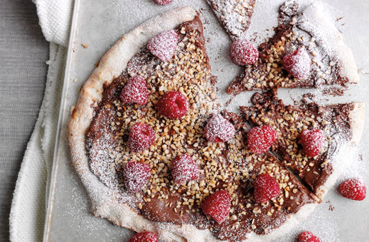 Chocolate pizza