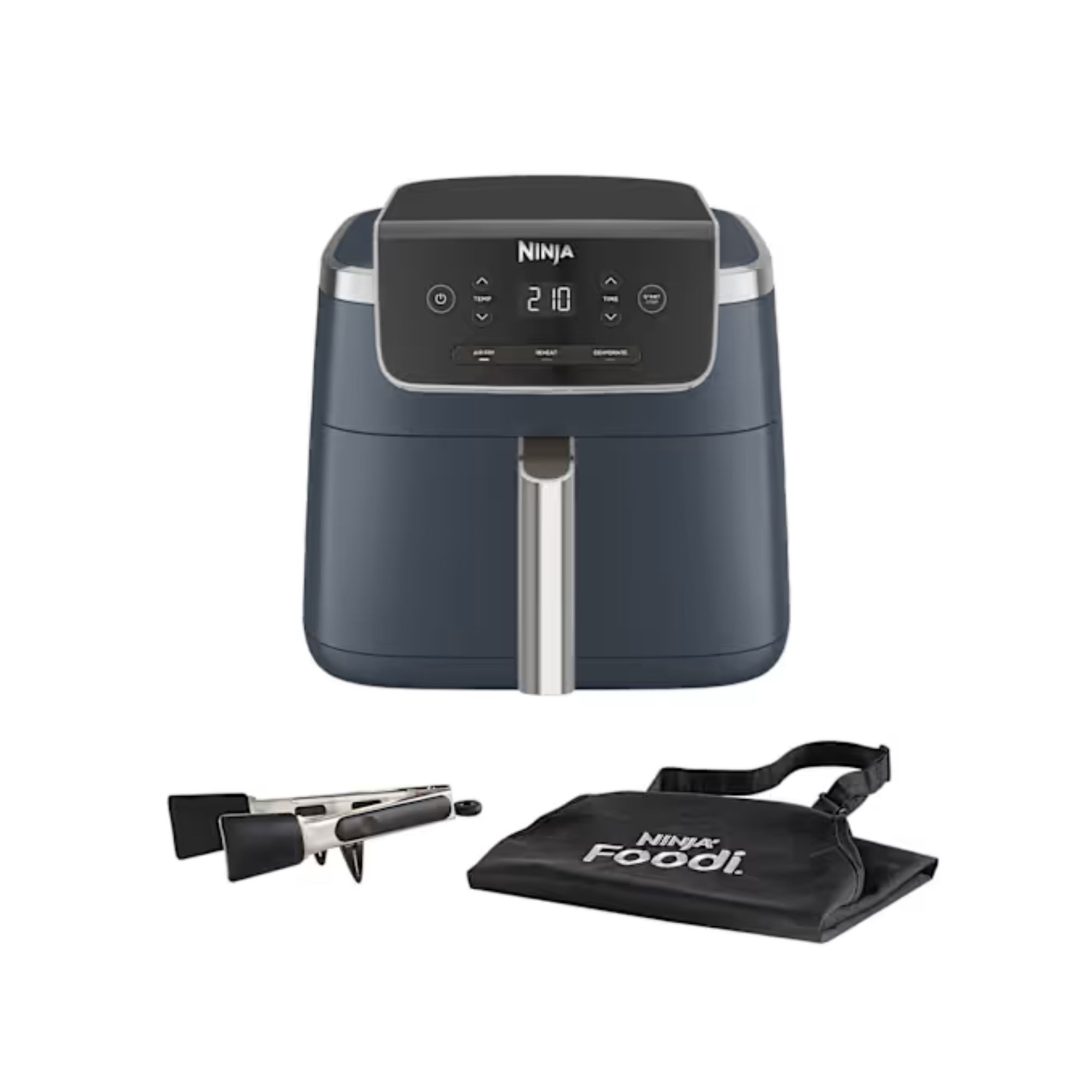 new ninja small air fryer in blue 