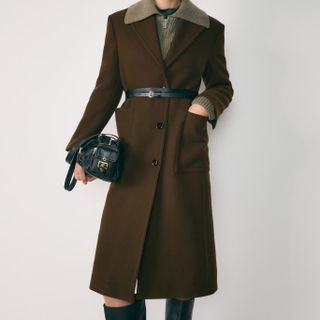 Mango Wool Blend Coat