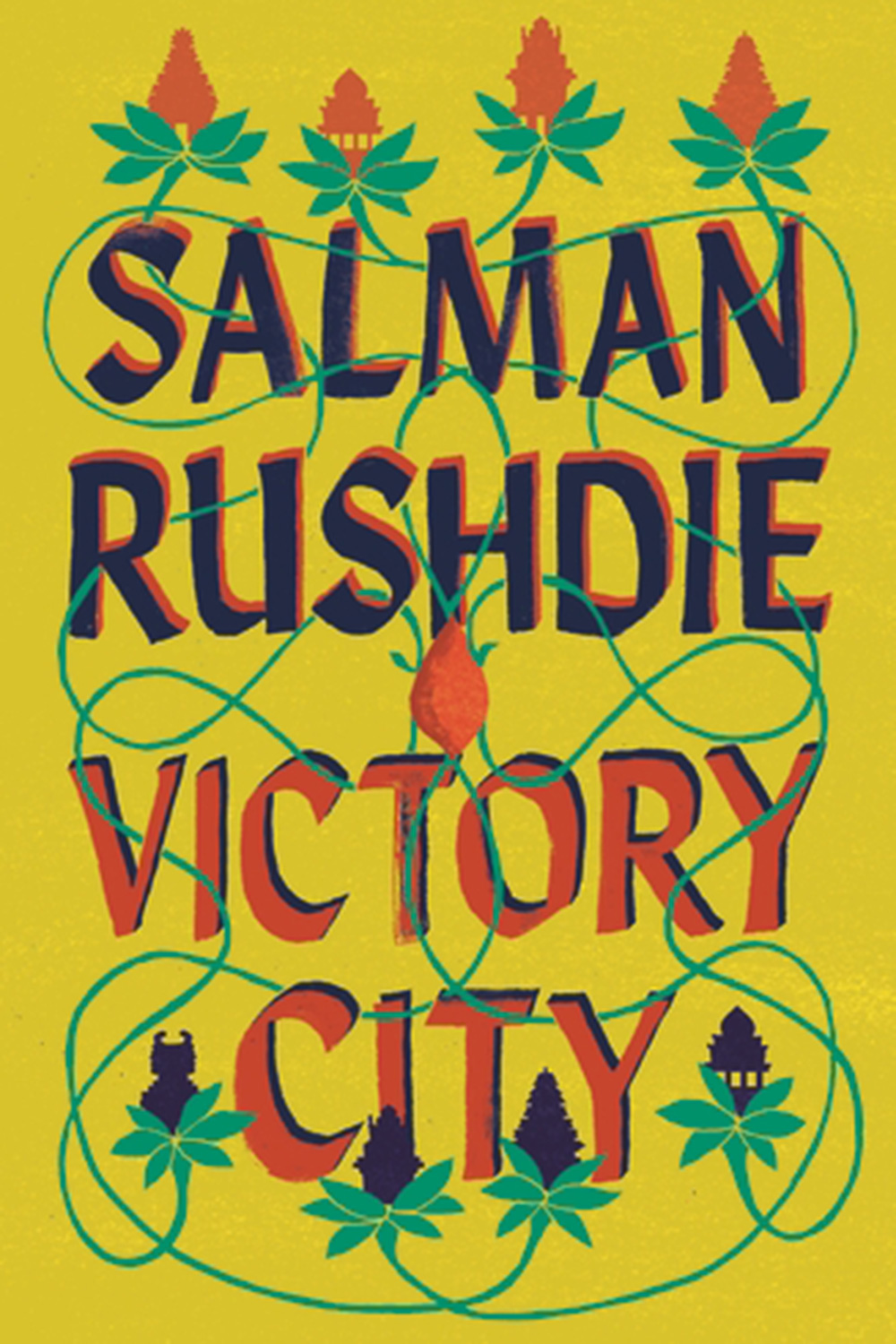 The front cover of Salmon Rushdie