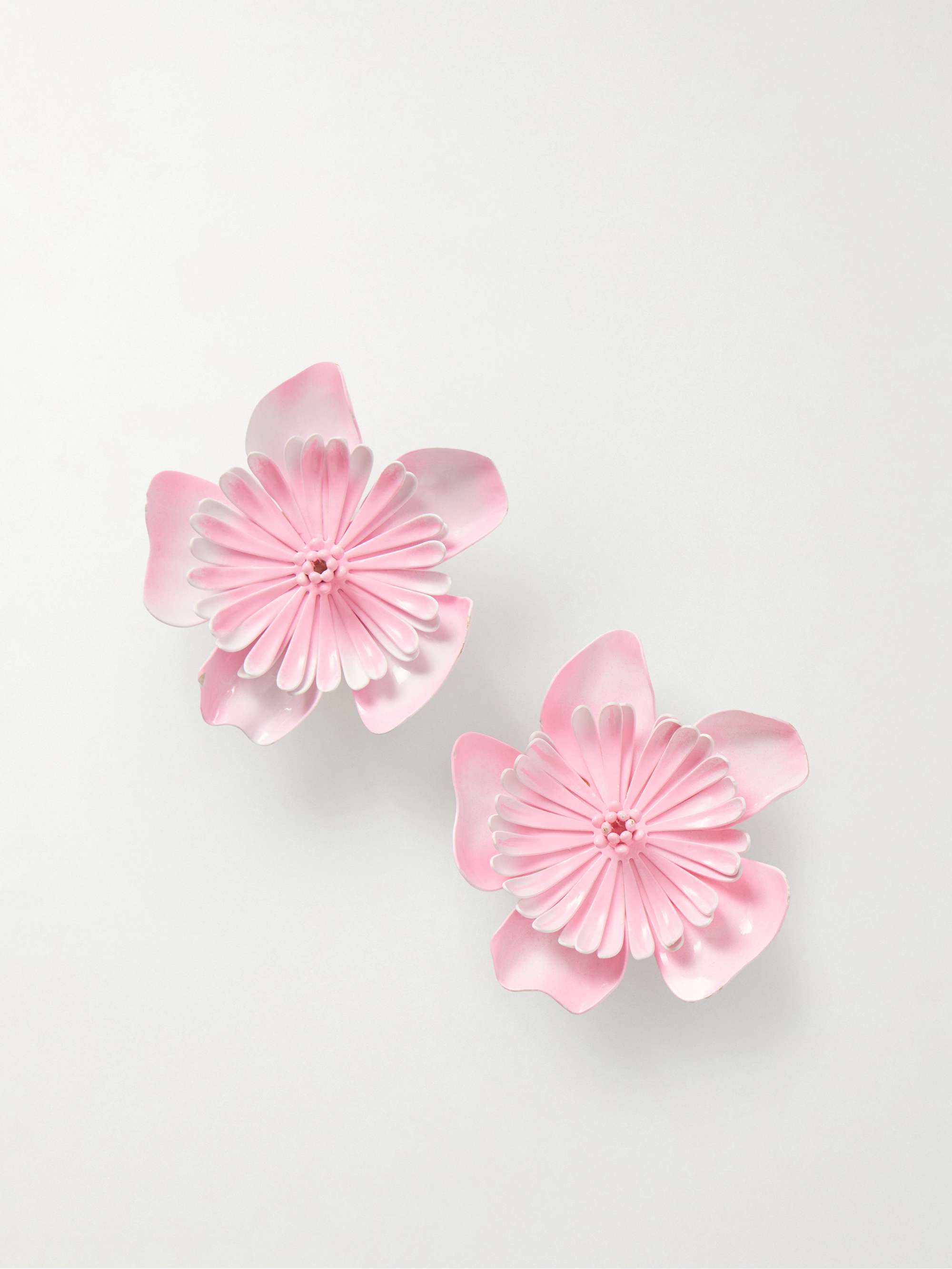 Gold-Tone Resin Earrings