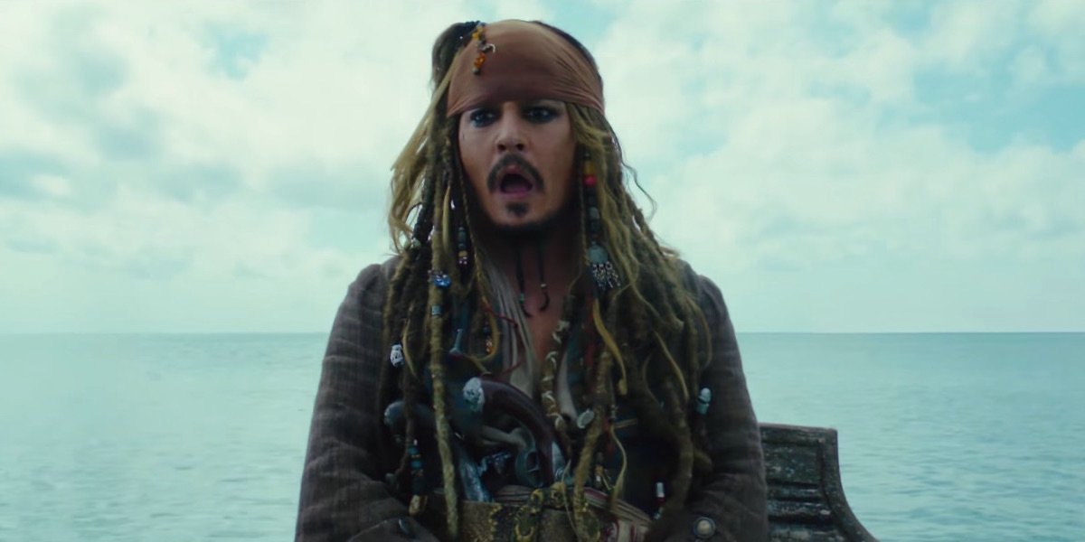 Jack Sparrow in Pirates of the Caribbean