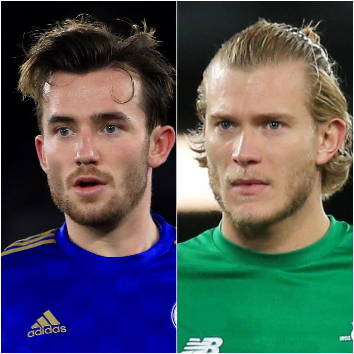 Ben Chilwell and Loris Karius